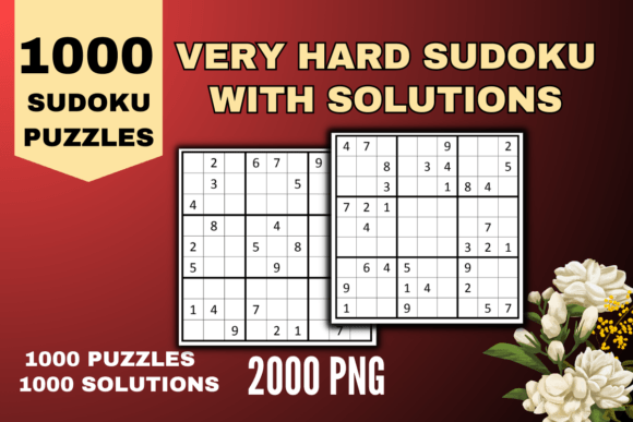 1000 Very Hard Sudoku with Solution: A Complete Puzzle Collection for Dedicated Solvers