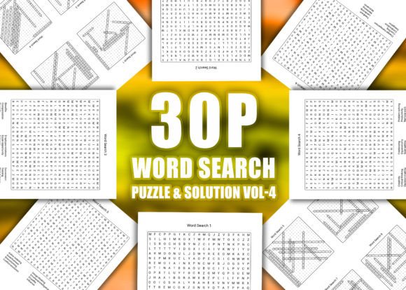 30 Word Search Puzzle Solutions for Adults