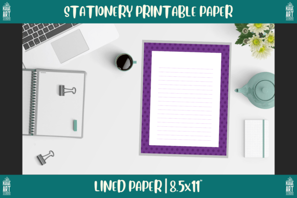 Bordered Stationery Printable Paper 225: A Practical Design Asset for Creators