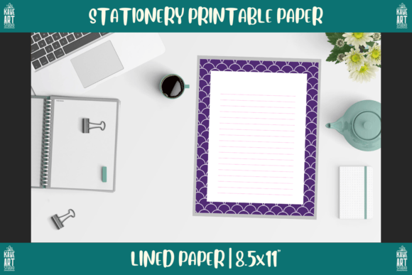 Bordered Stationery Printable Paper 228: Creative Possibilities