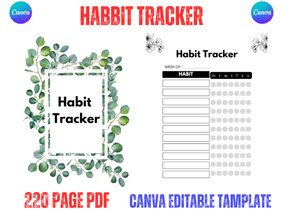 Habbit Tracker Planner KDP Interior – A Practical Tool for Building Lasting Routines