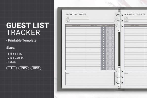 Master Event Planning with a Guest List Tracker Printable Template