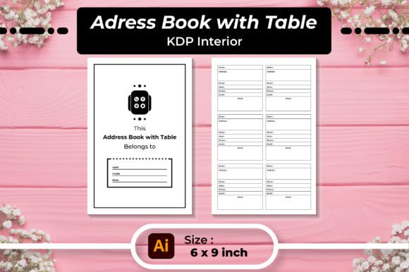 Modern Address Book with Table Design